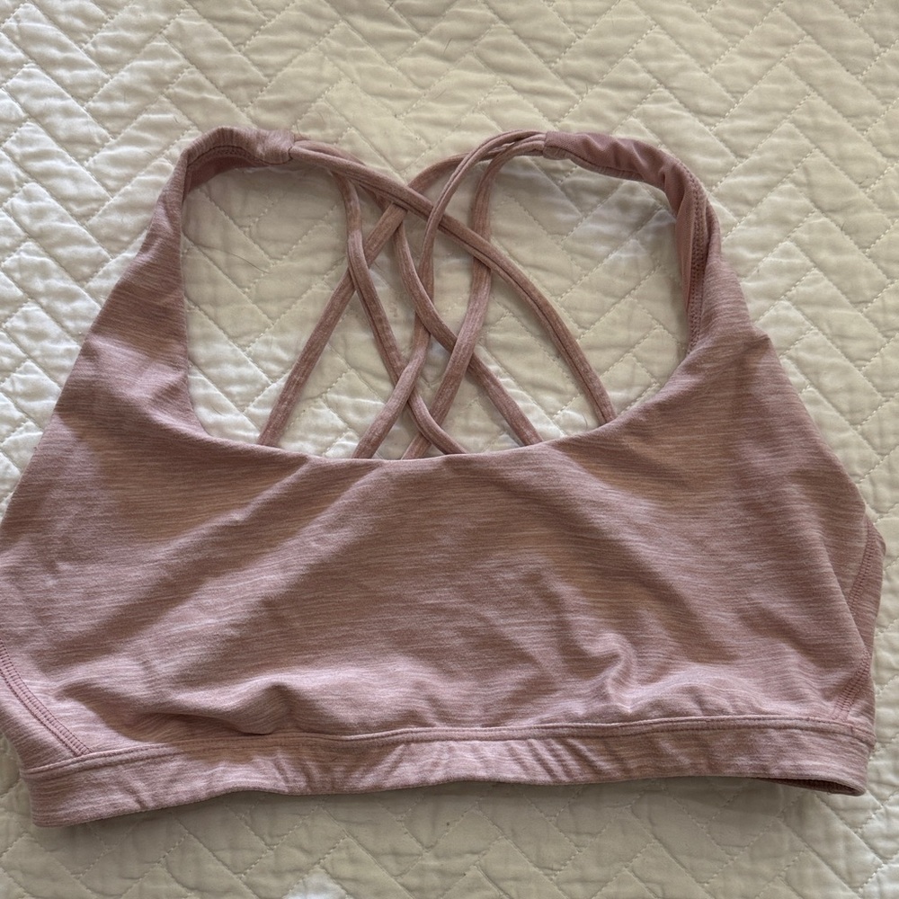 Victoria's Secret Mauve Strappy Sports Bra